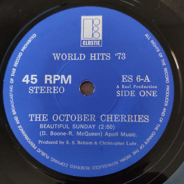 October Cherries : World Hits '72 (7", Single)