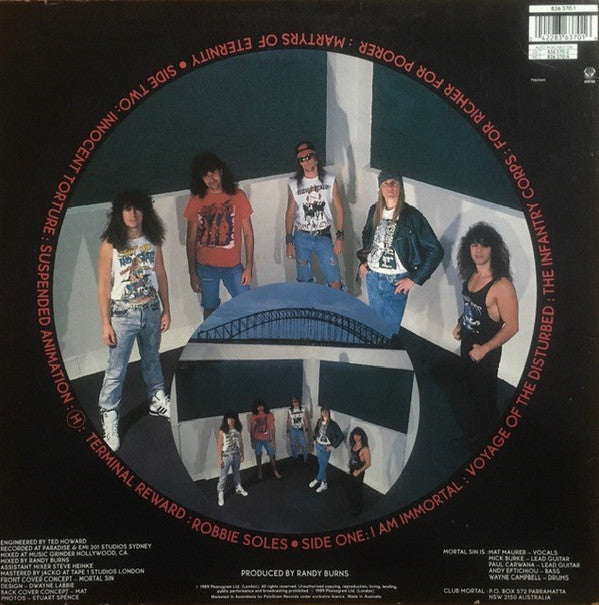 Mortal Sin : Face Of Despair (LP, Album)