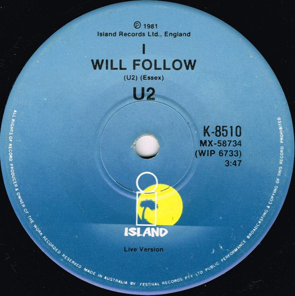 U2 : Gloria (7", Single)