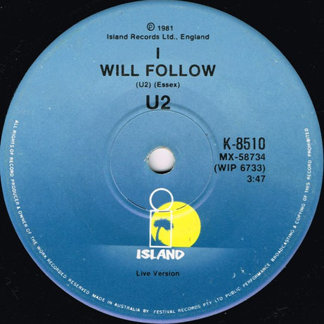 U2 : Gloria (7", Single)