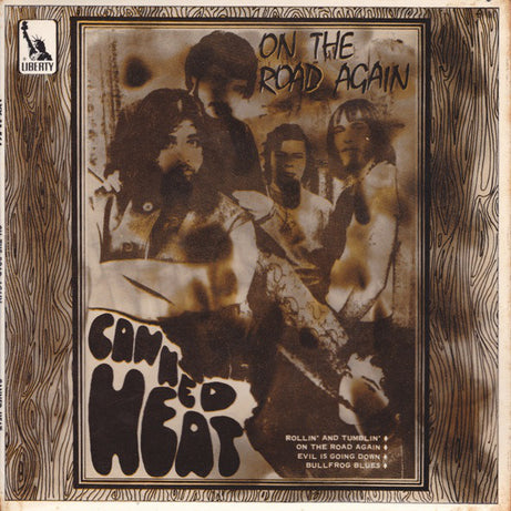 Canned Heat : On The Road Again (7", EP, Mono)