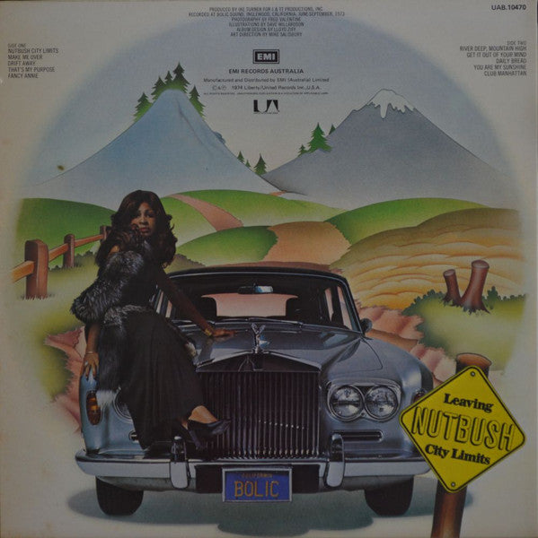 Ike & Tina Turner : Nutbush City Limits (LP, Album, RE)