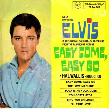 Elvis Presley : Easy Come, Easy Go (7", EP)