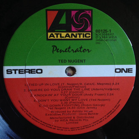 Ted Nugent : Penetrator (LP, Album)