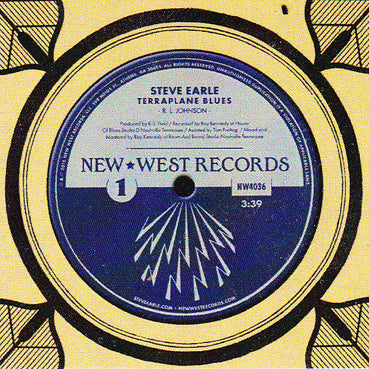 Steve Earle / Robert Johnson : Terraplane Blues (10", RSD, Single, Ltd)