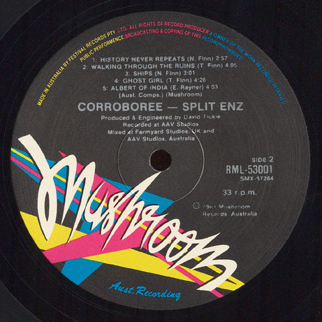 Split Enz : Corroboree (LP, Album)