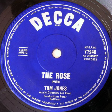 Tom Jones : What's New Pussycat? / The Rose (7", Single)