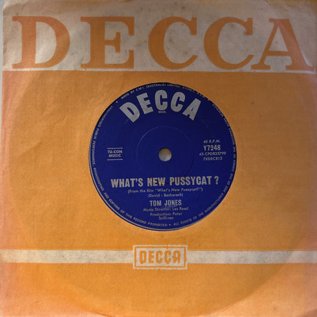 Tom Jones : What's New Pussycat? / The Rose (7", Single)