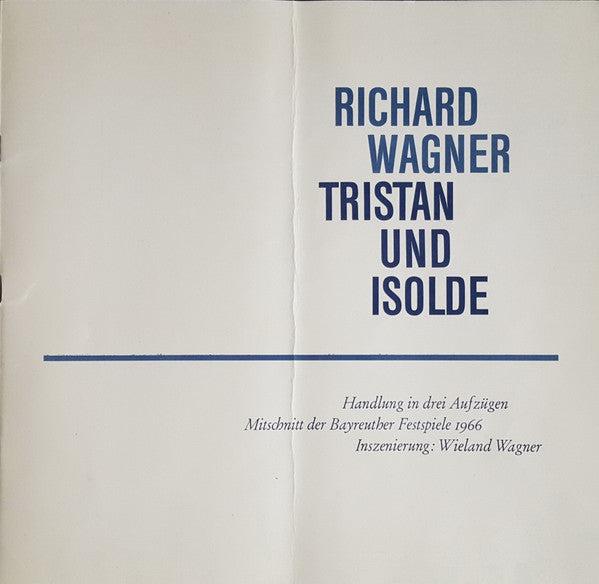 Richard Wagner - Birgit Nilsson, Wolfgang Windgassen, Christa Ludwig, Martti Talvela, Eberhard Wächter, Karl Böhm : Tristan Und Isolde - Bayreuther Festspiele 1966 (5xLP, Album + Box)