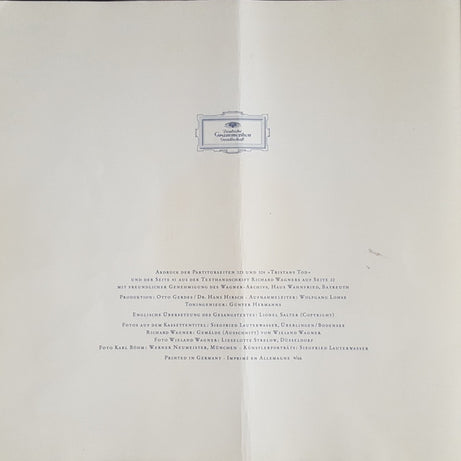 Richard Wagner - Birgit Nilsson, Wolfgang Windgassen, Christa Ludwig, Martti Talvela, Eberhard Wächter, Karl Böhm : Tristan Und Isolde - Bayreuther Festspiele 1966 (5xLP, Album + Box)