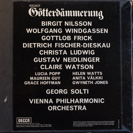 Richard Wagner, Wiener Philharmoniker, Georg Solti : Götterdämmerung (6xLP, ED2 + Box)