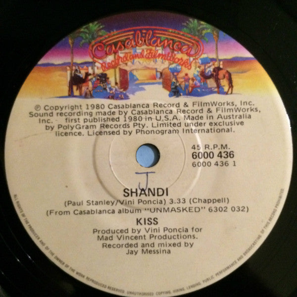 Kiss : Shandi  (7", Single)