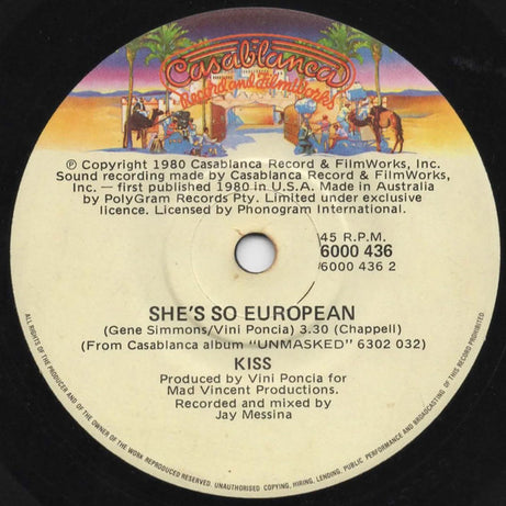 Kiss : Shandi  (7", Single)