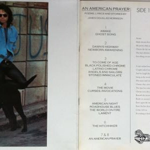 Jim Morrison Music By The Doors : An American Prayer (LP, Album, Gat)