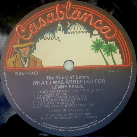 Lenny Bruce : The Story Of Lenny (What I Was Arrested For) (LP, Album, RE)