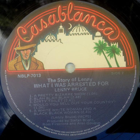 Lenny Bruce : The Story Of Lenny (What I Was Arrested For) (LP, Album, RE)