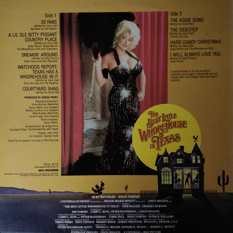 Various : The Best Little Whorehouse In Texas - Music From The Original Motion Picture Soundtrack (LP, Album)