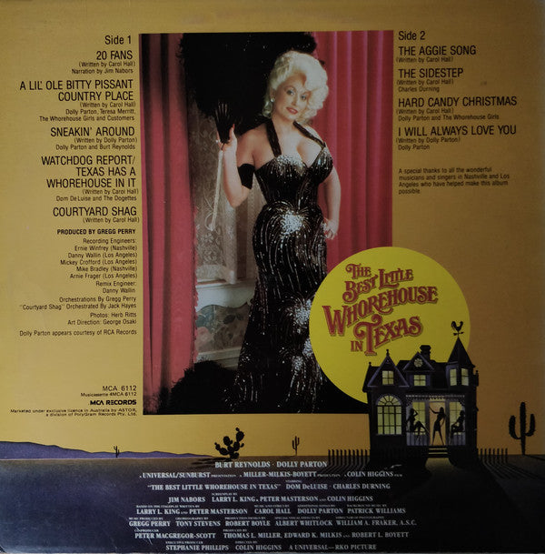 Various : The Best Little Whorehouse In Texas - Music From The Original Motion Picture Soundtrack (LP, Album)