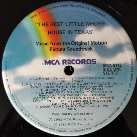 Various : The Best Little Whorehouse In Texas - Music From The Original Motion Picture Soundtrack (LP, Album)