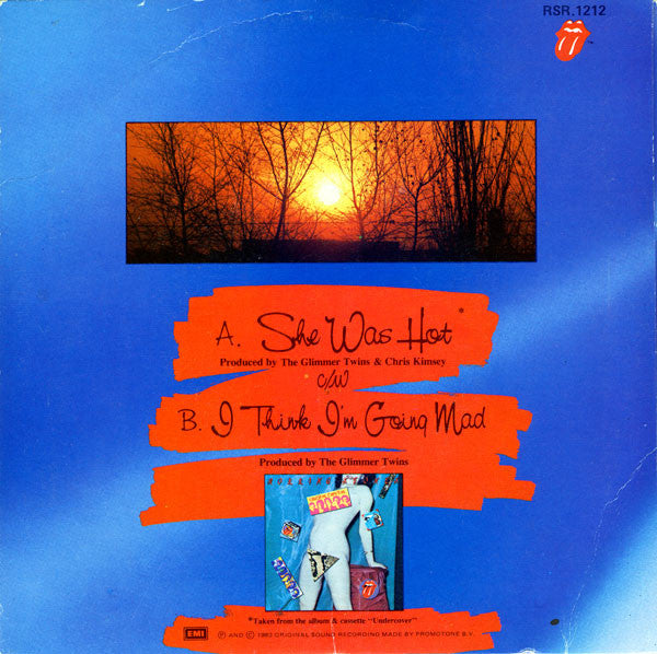 The Rolling Stones : She Was Hot (7", Single)