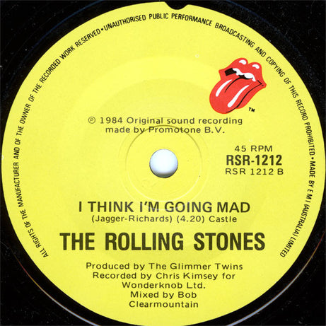 The Rolling Stones : She Was Hot (7", Single)