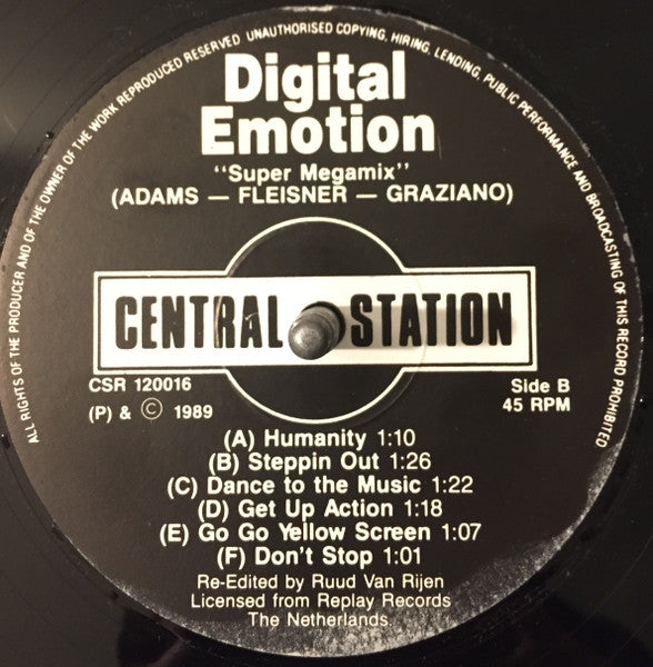 Digital Emotion : Go Go Yellow Screen (12")