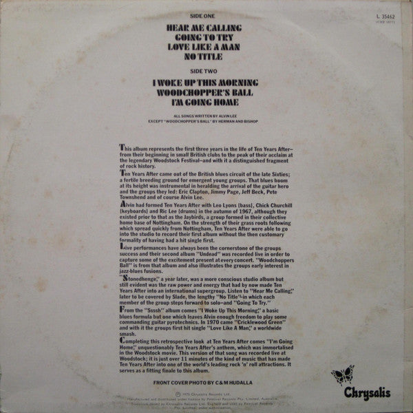 Ten Years After : Goin' Home! (LP, Comp)