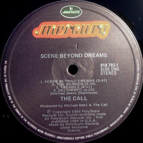 The Call : Scene Beyond Dreams (LP, Album)