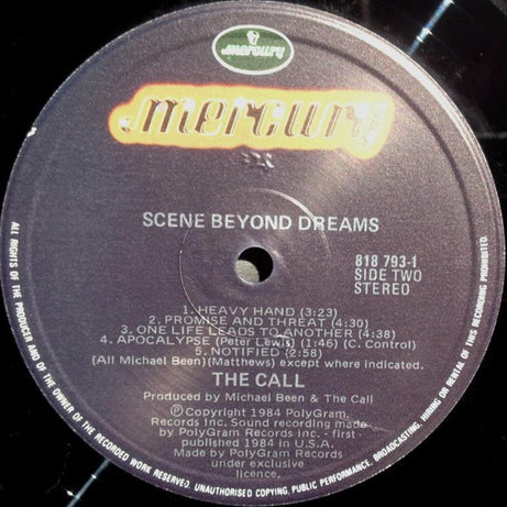 The Call : Scene Beyond Dreams (LP, Album)