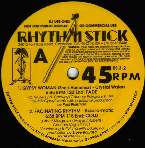 Various : Rhythm Stick 3-2 (2x12", Comp, Promo)