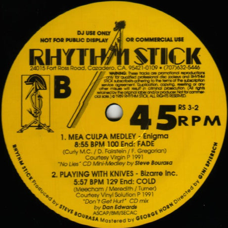Various : Rhythm Stick 3-2 (2x12", Comp, Promo)