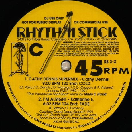 Various : Rhythm Stick 3-2 (2x12", Comp, Promo)