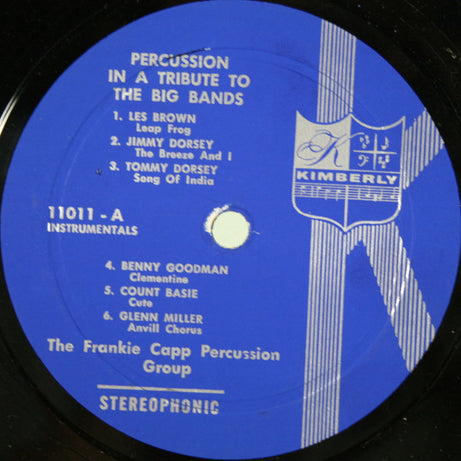 The Frankie Capp Percussion Group : Percussion In A Tribute To The Big Bands (LP, Album, Comp)