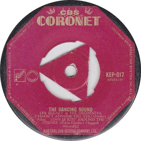 Les Elgart And His Orchestra : The Dancing Sound (7", EP, Mono)