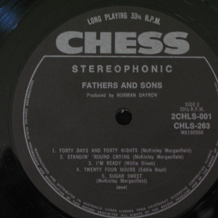 Muddy Waters / Otis Spann / Mike Bloomfield / Paul Butterfield / Donald "Duck" Dunn / Sam Lay : Fathers And Sons (2xLP, Album)