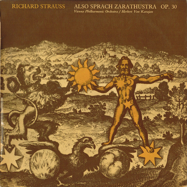 Richard Strauss / Wiener Philharmoniker / Herbert von Karajan : Also Sprach Zarathustra Op. 30 (LP, Album, Club)