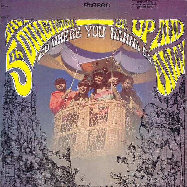 The Fifth Dimension : Up, Up And Away (Go Where You Wanna Go) (LP, Album)