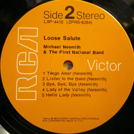 Michael Nesmith & The First National Band : Loose Salute (LP, Album, Hol)