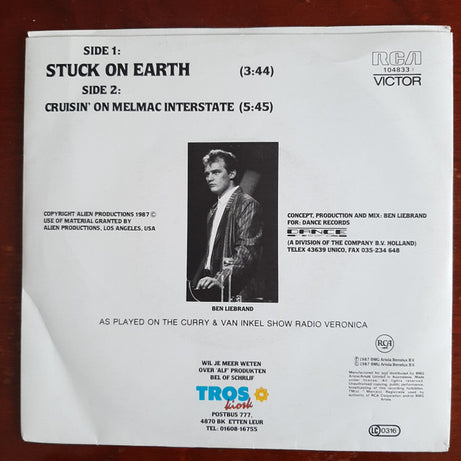 ALF (2) : Stuck On Earth (7", Single, Bla)