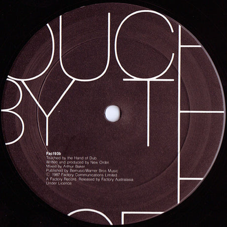 New Order : Touched By The Hand Of God (12")