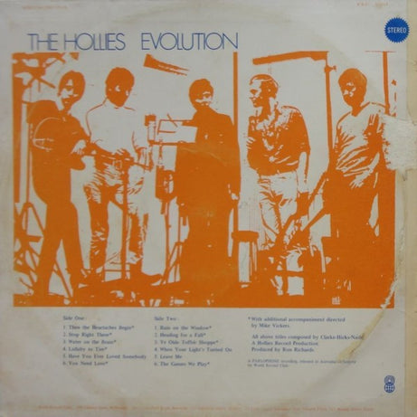 The Hollies : Evolution (LP, Album, Club)