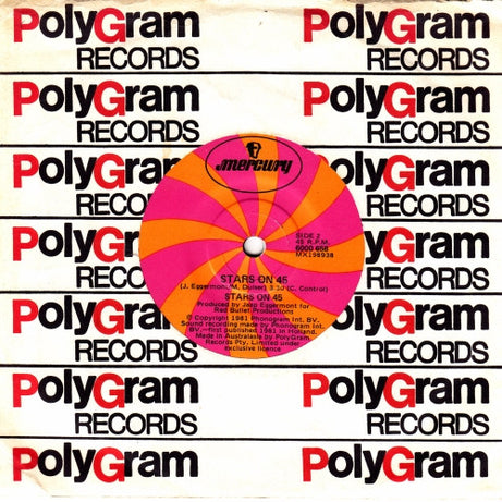 Stars On 45 : Stars On 45 (7", Single)