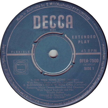 The Goons : It's The Goons (7", EP, Mono)