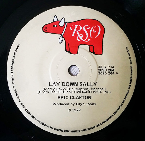 Eric Clapton : Lay Down Sally (7", Single)