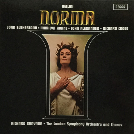 Vincenzo Bellini, Joan Sutherland, Marilyn Horne, John Alexander (7), Richard Cross, Richard Bonynge, London Symphony Orchestra And London Symphony Chorus : Norma (3xLP, Album + Box)