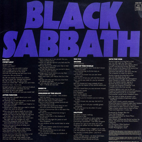 Black Sabbath : Master Of Reality (LP, Album, Box)