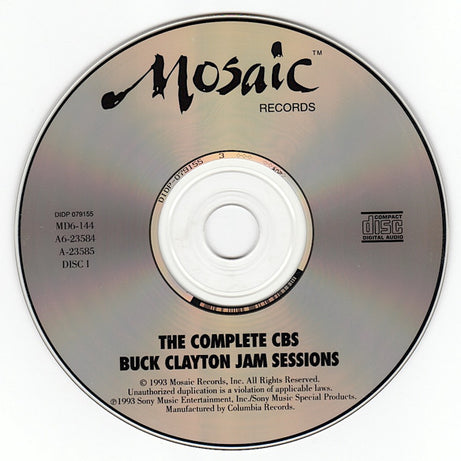 Buck Clayton : The Complete CBS Buck Clayton Jam Sessions (6xCD + Box, Comp, Ltd, Num, RM)