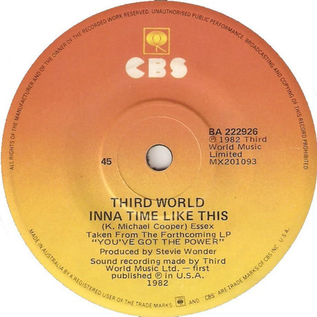 Third World : Try Jah Love (7", Single)
