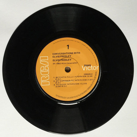 Elvis Presley : Conversations With Elvis (7", EP)