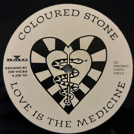 S-Witch / Coloured Stone : Sensual Motion / Love Is The Medicine (12", Promo)